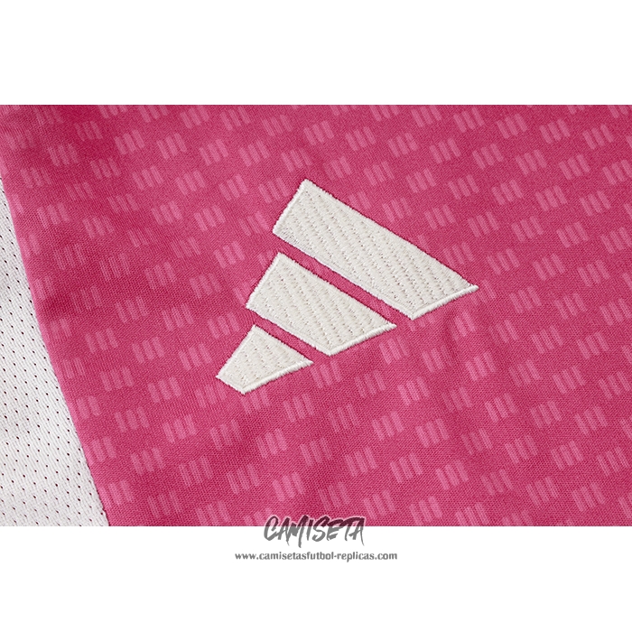 Chandal del Real Madrid 2026-2027 Manga Corta Rosa - Pantalon Corto